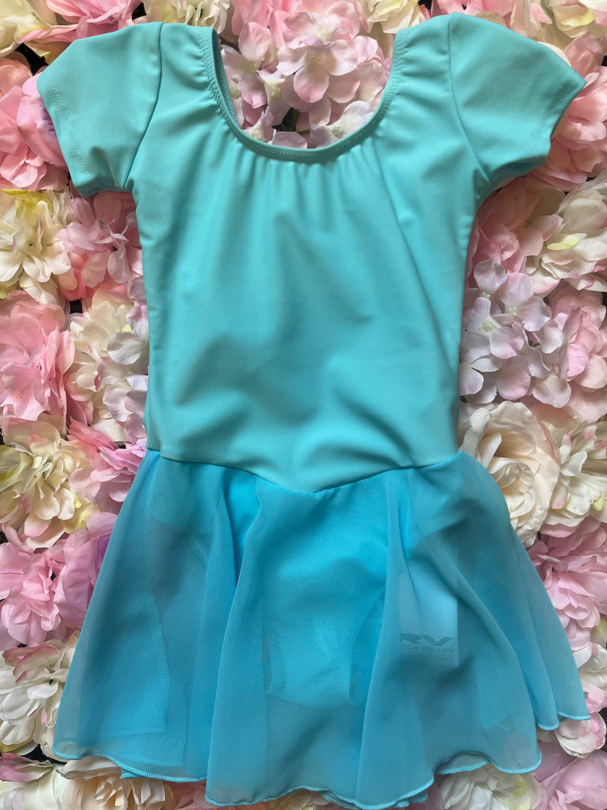 ISTD Aqua Skirted Leotard  (Emerald School of Dance)