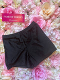 Black Shiny Lycra Shorts (Liveloveperform)