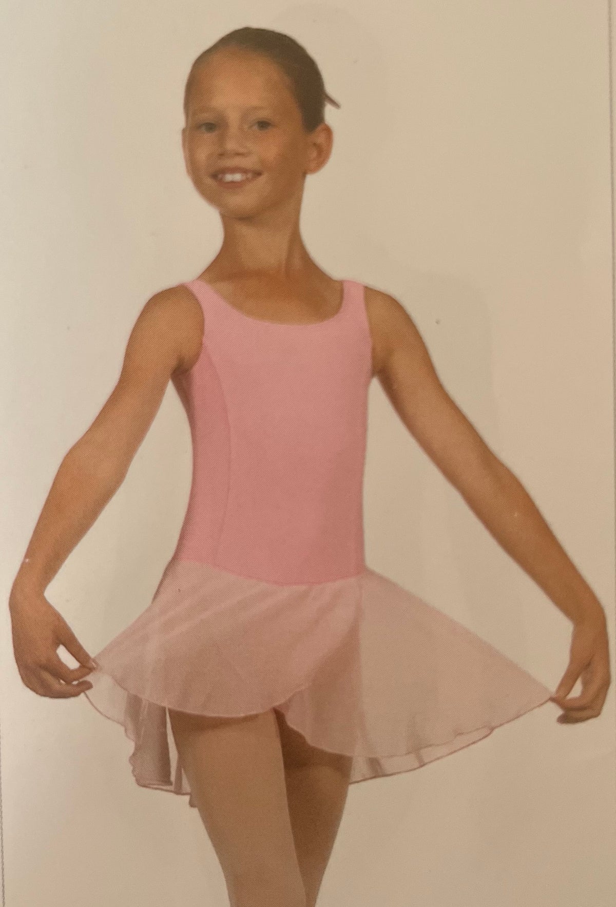 Pink Sleeveless Skirted Leotard NEW (SDS)